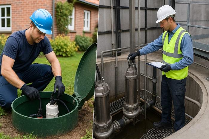 обслуживание КНС на частном и промышленном объекте