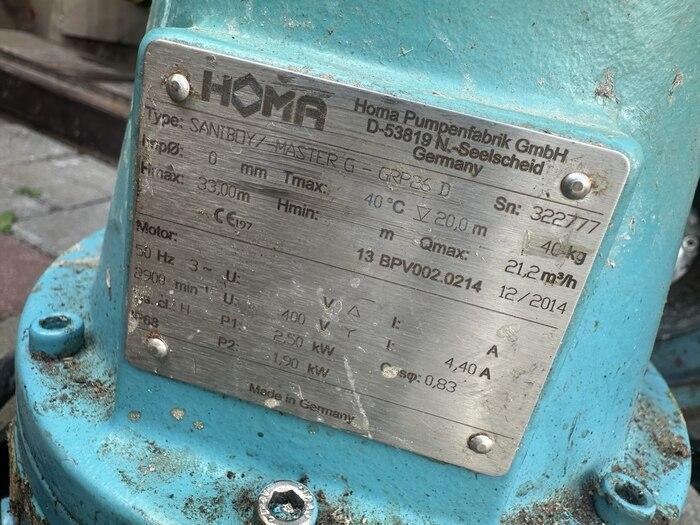 Ремонт двух насосов HOMA